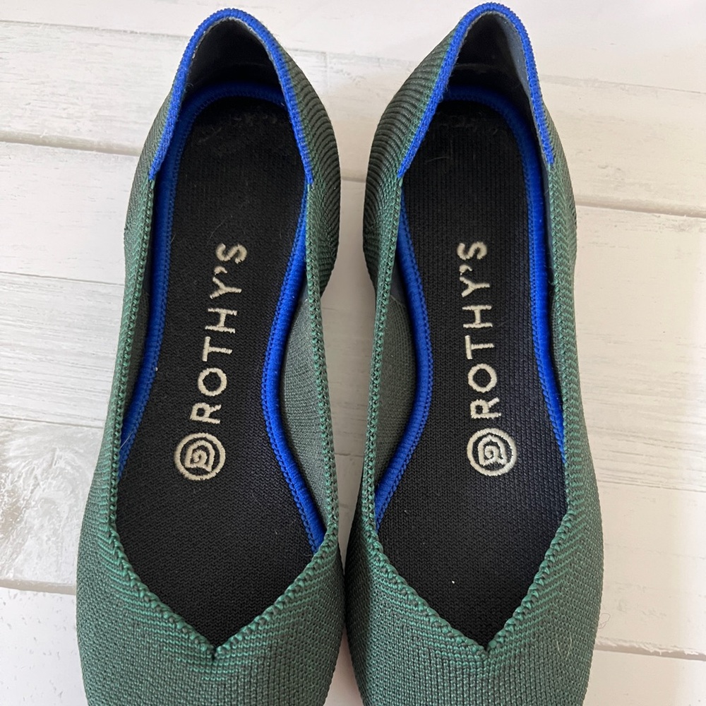 Rothy’s - emerald size 6.5, original box